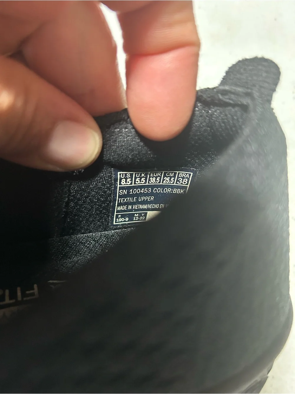 Skechers Black Knit Mary Jane Slip-On Flats size 8.5